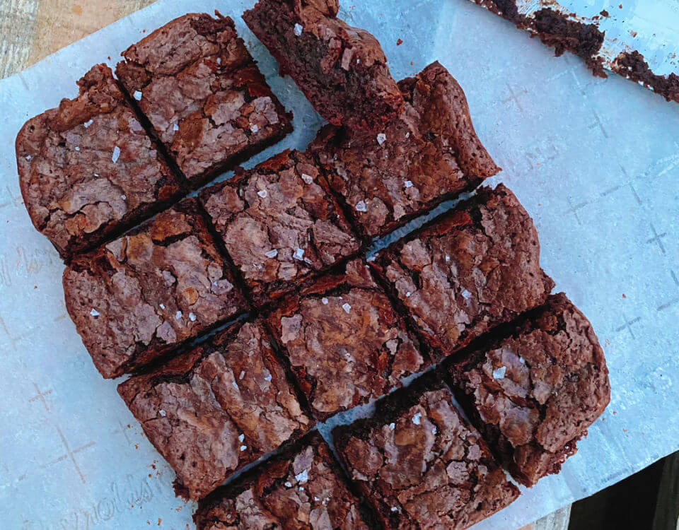 Salty brownies